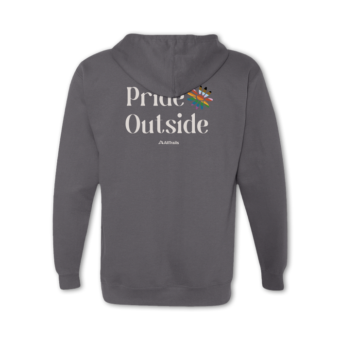 Pride Outside Hoodie - Charcoal Midlayer Rush Order Tees