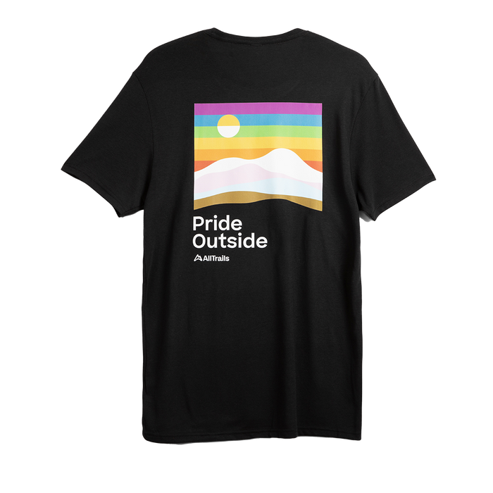 Pride Outside Mountain Tee - Black Tees Rush Order Tees