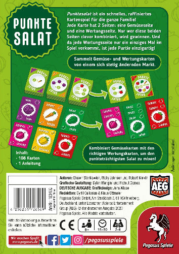Punktesalat - Schnelles Kartensammelspiel für Familien