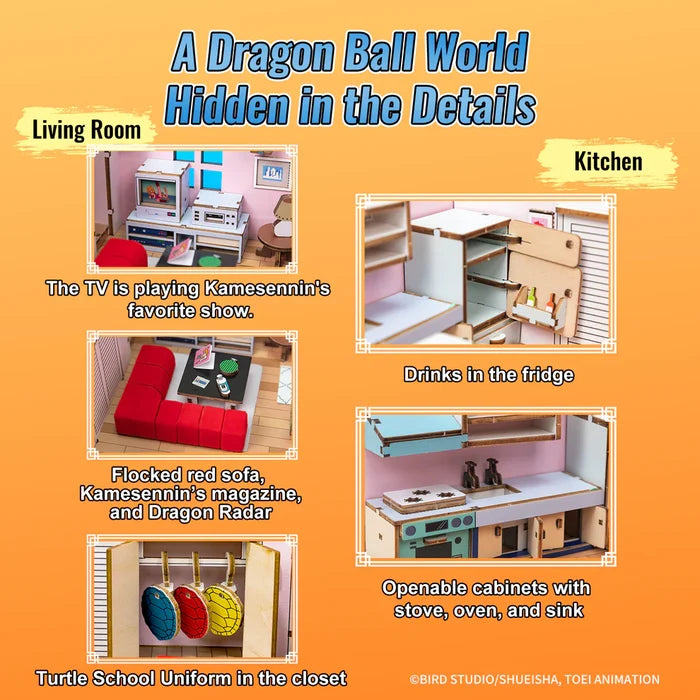 Puremind x Dragon Ball Z - Kame House DIY Miniature House Figure