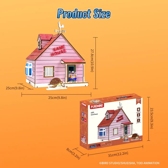 Puremind x Dragon Ball Z - Kame House DIY Miniature House Figure
