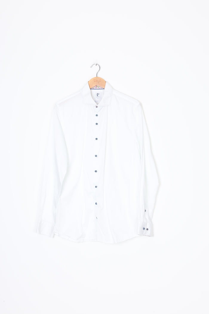 R2 Amsterdam Mens White Shirt Size 43