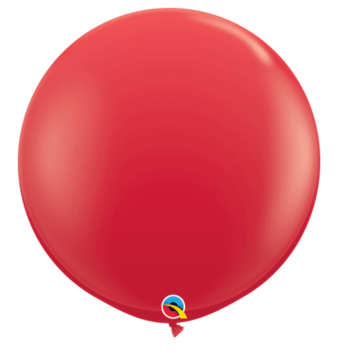 burton+burton Balloons Red 3' Latex Balloon