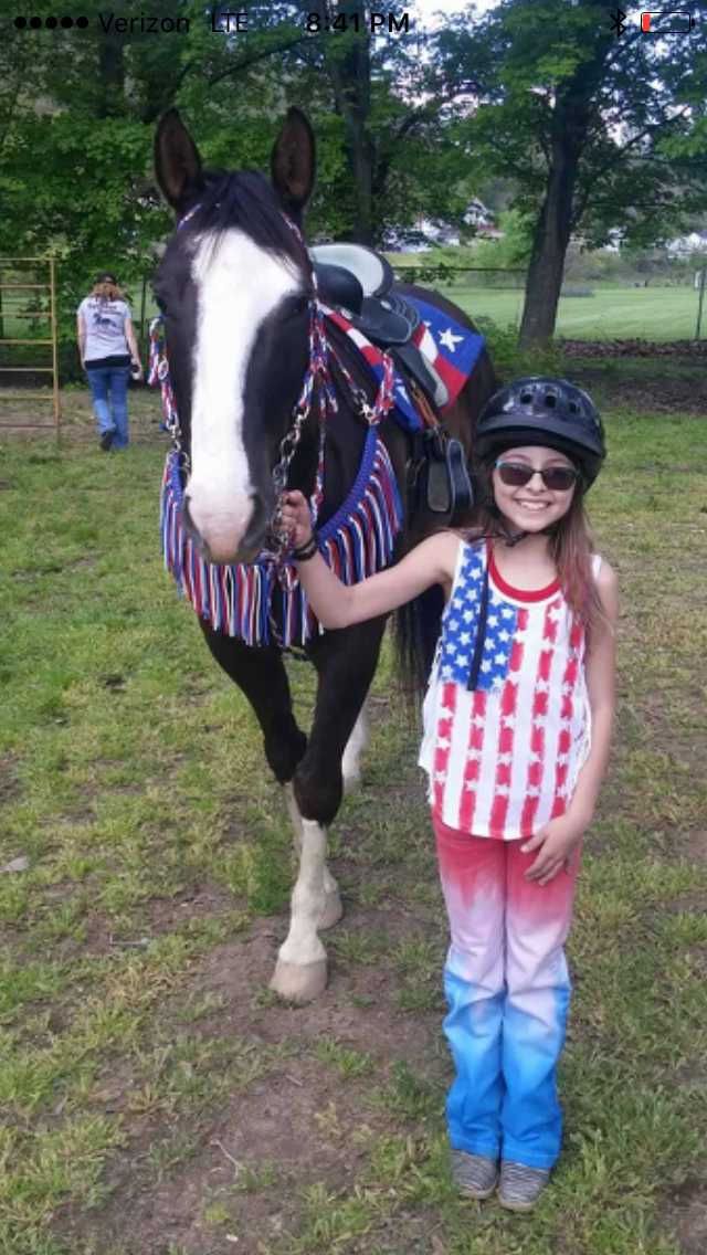 Red white and blue Tack set - Tiffanys Braided Tack LLC