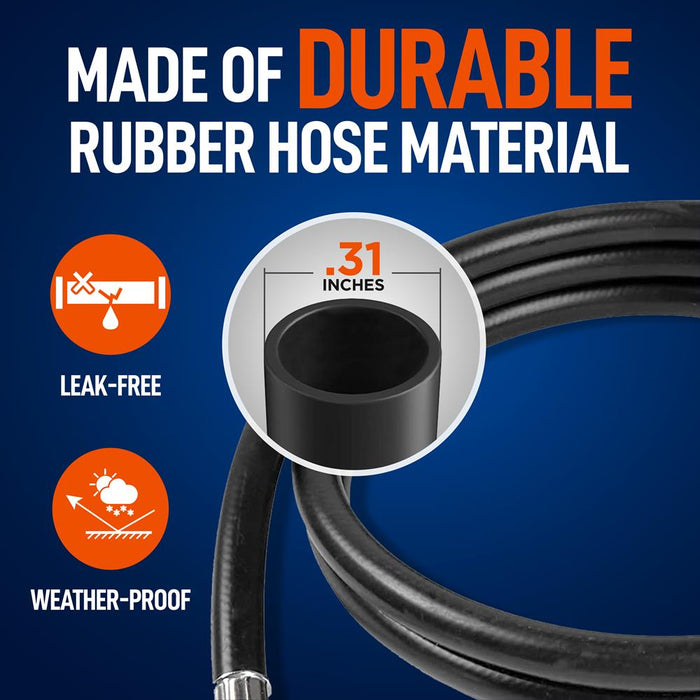 Replacement Hose And Regulator - Works With Nutrichef Model Number: Ncpizovn