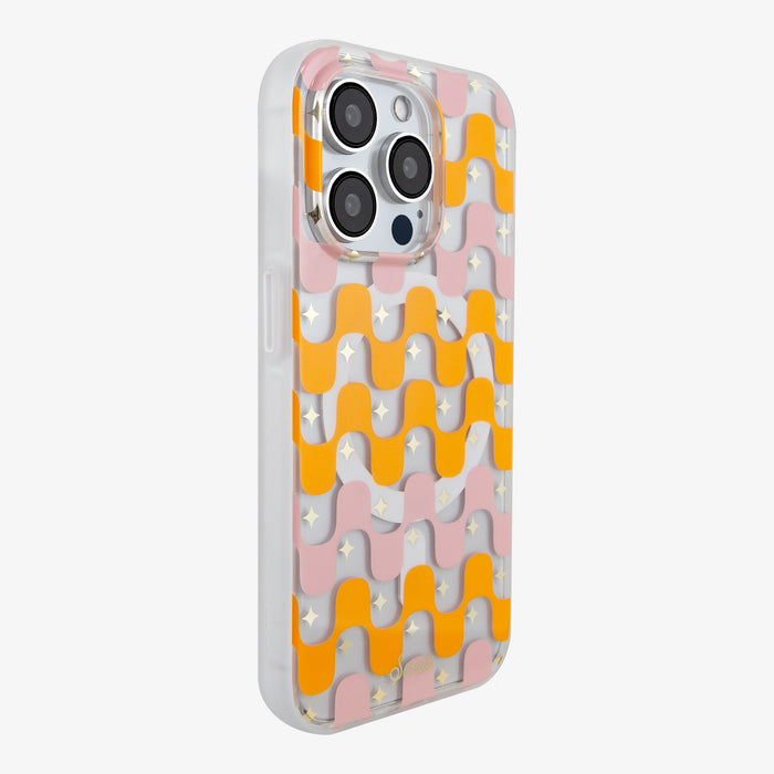 Retro Stripe MagSafe® Compatible iPhone Case