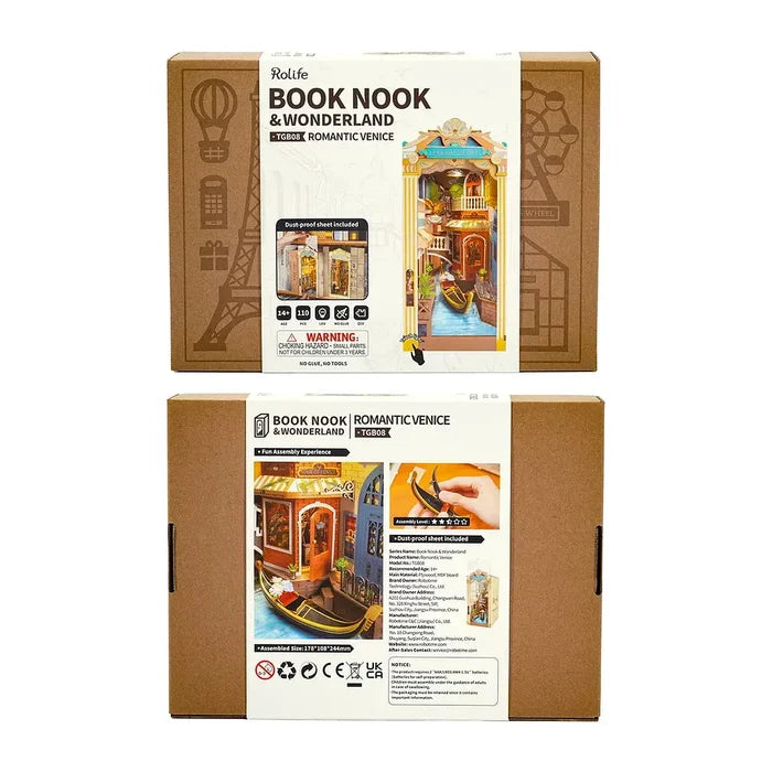 Robotime - Romantic Venice Rolife DIY Book Nook Crafts figure