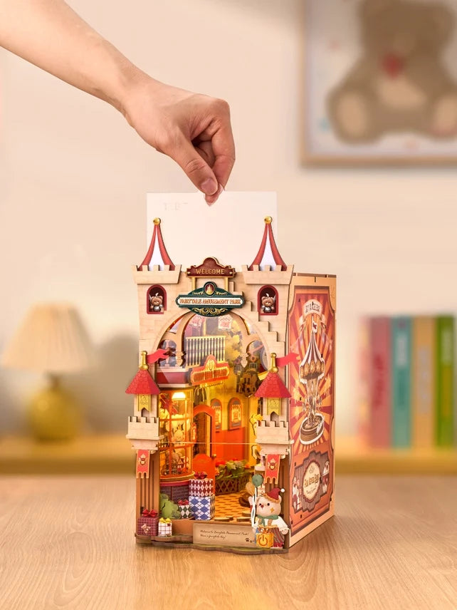 Robotime: Fairytale Amusement Park Book Nook Rolife 3D Wooden Puzzles Figure