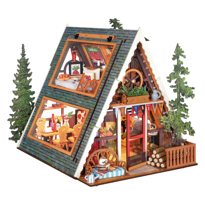 Robotime Rolife - A-Frame Cabin DIY Miniature House Figure