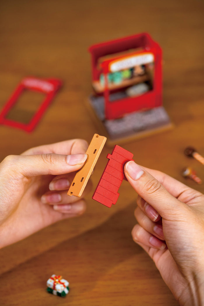 Robotime Rolife Cocoa Shop Christmas DIY House
