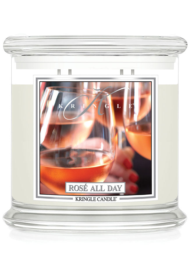 Rosé All Day Scented 4-wick candle by Kringle Candle