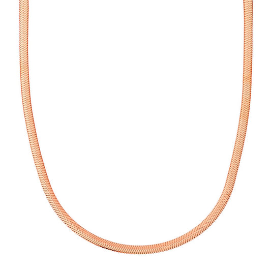 Roségoldene Schlangenkette