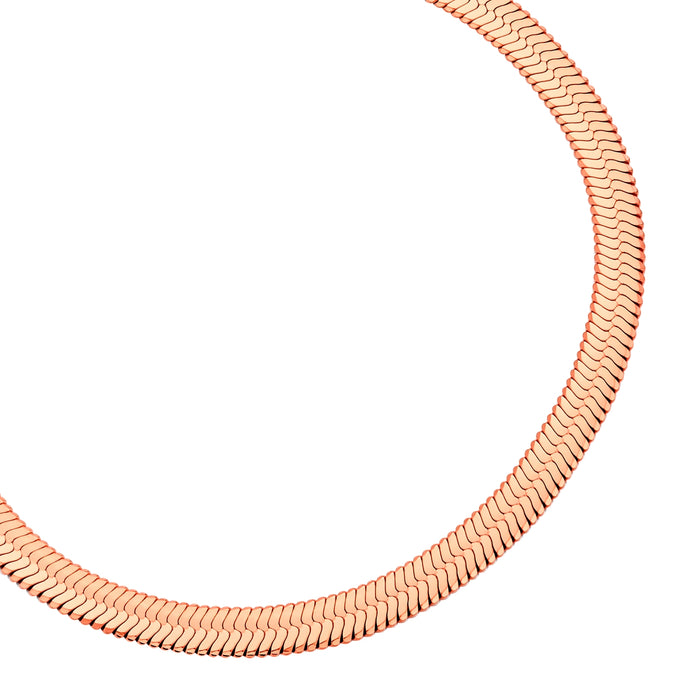 Roségoldenes Schlangenarmband