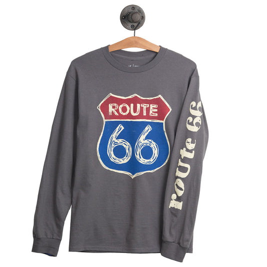 ROUTE 66 L/S TEE - R66LT - Eskimo Joe's Clothes