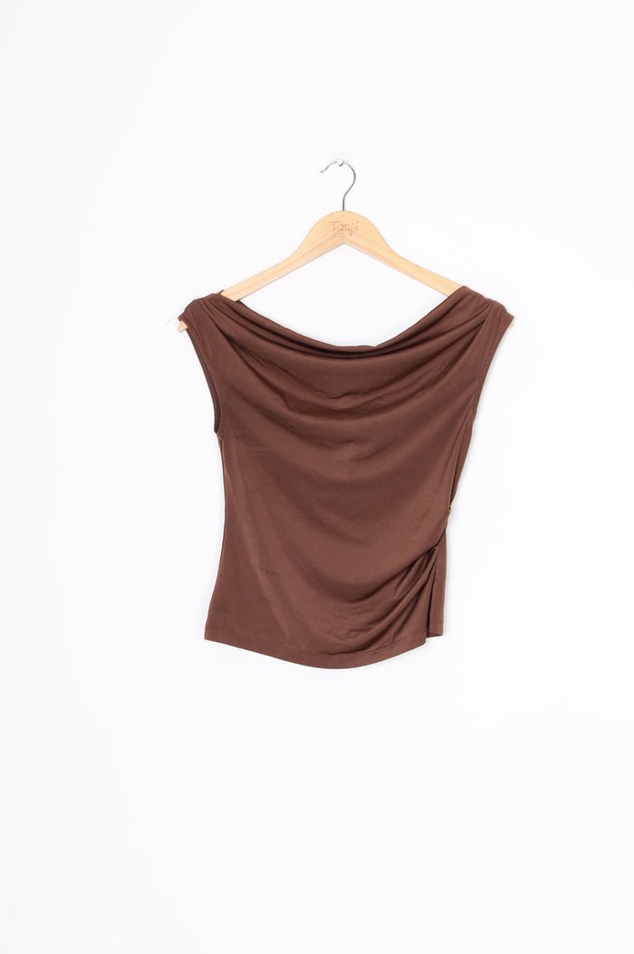 Saba Womens Brown Top Size XS
