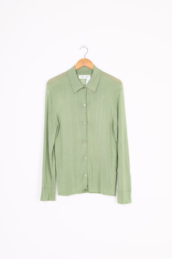 Samsoe Samsoe Womens Green Shirt Size S