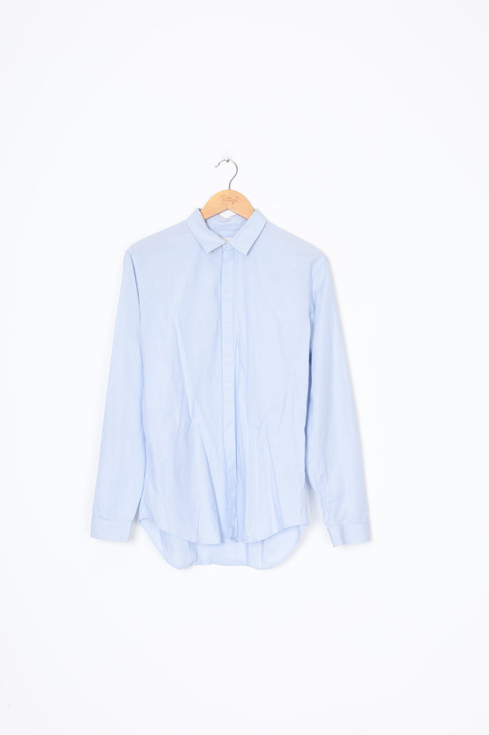 Sandro Paris Mens Blue Shirt Size 40