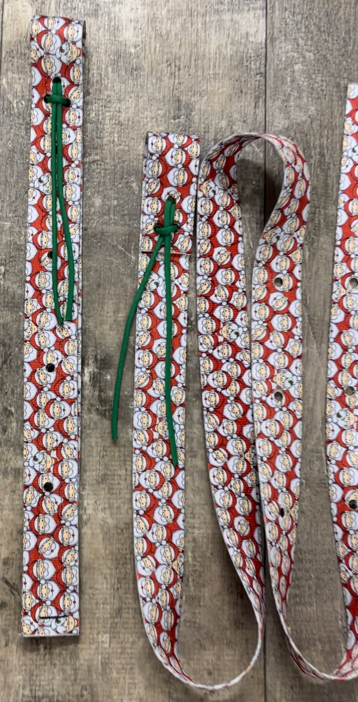 Santa cinch strap - Tiffanys Braided Tack LLC
