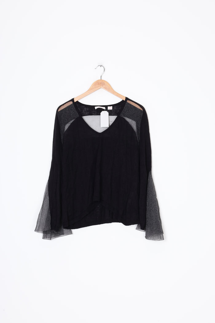 Sass  & Bide Womens Black Top Size S
