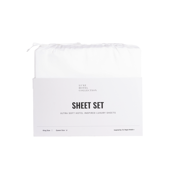 Sateen Cotton Grand Suite Sheet Set