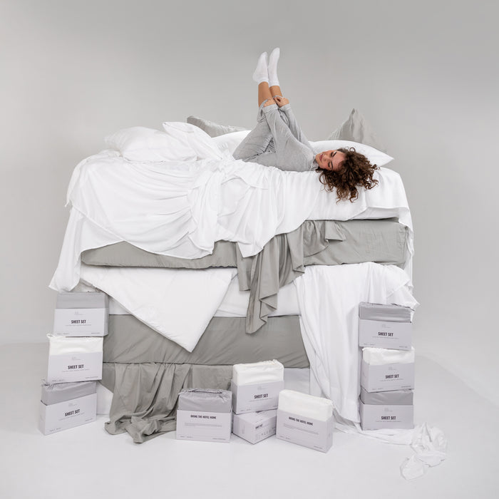 Sateen Cotton Oasis Sheet Set