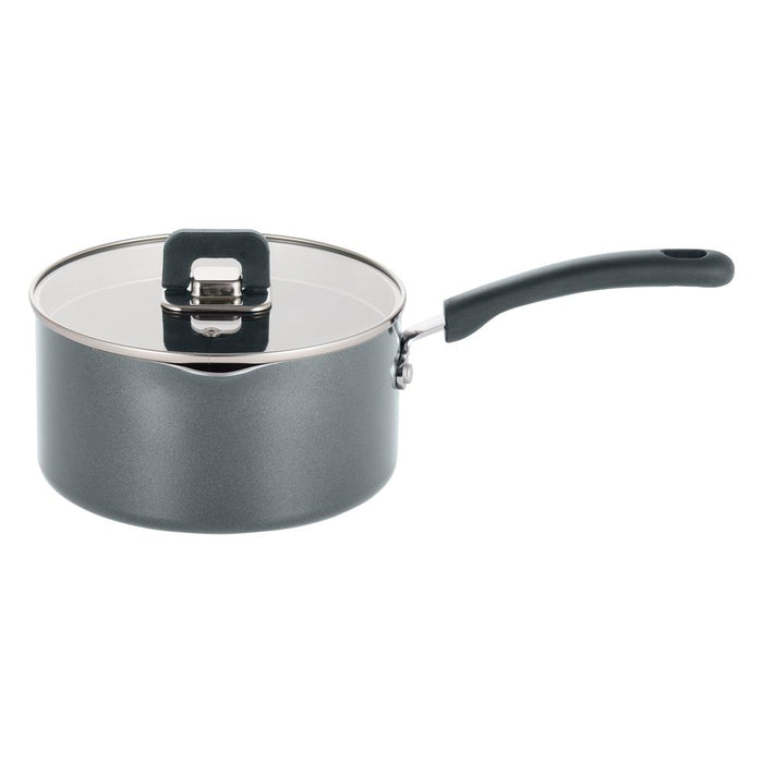 Saucepan Pot 3.1 Qt Non-Stick Foldable Knob Gray