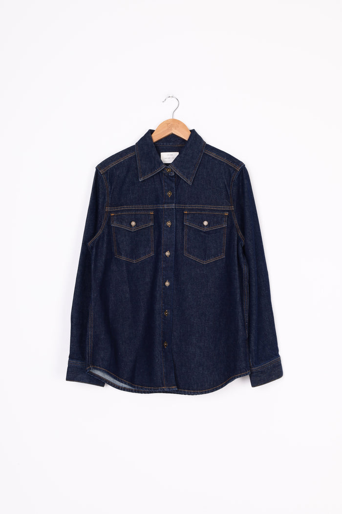 S/B/ by Saba Womens Blue Shirt Size 12