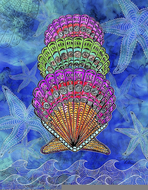 Scallop Shell Notecard
