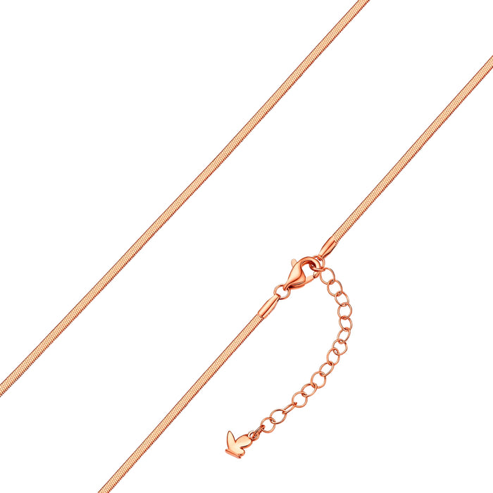 Schlangenkette roségold
