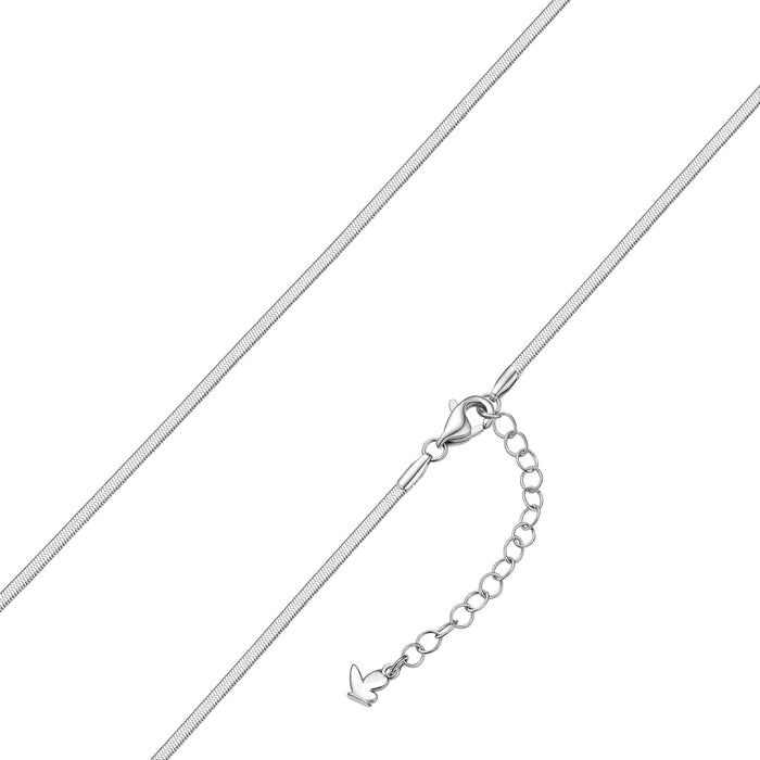 Schlangenkette silber