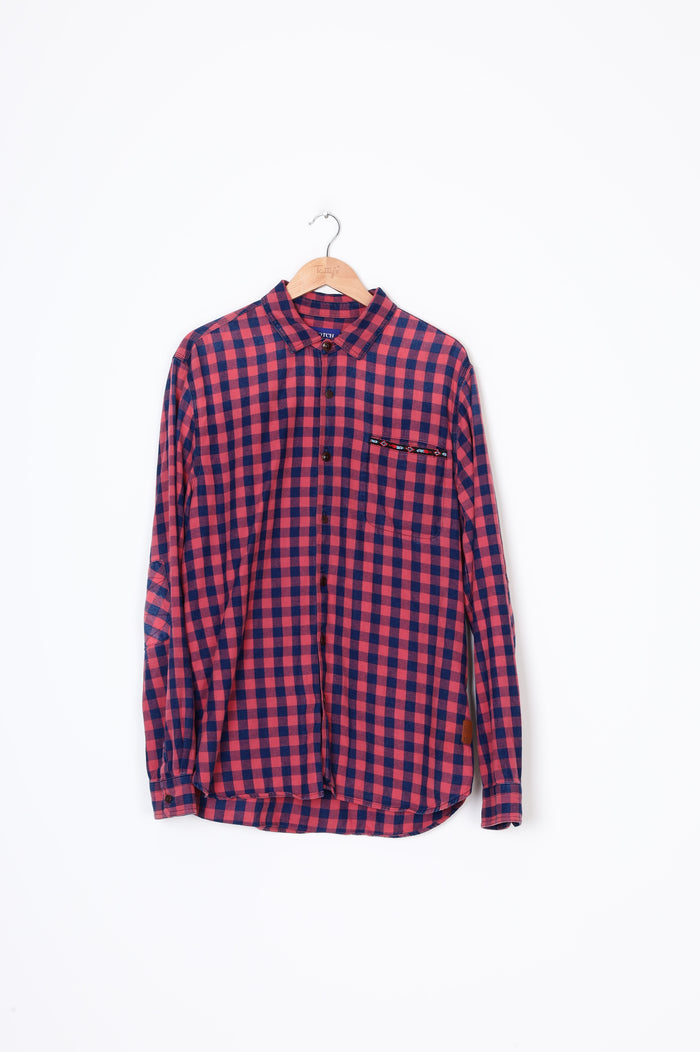 Scotch and Soda Mens Red Shirt Size XXL