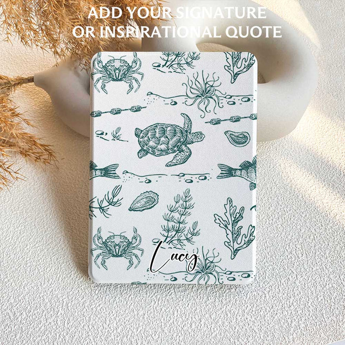 Sea Symphony | Kindle Case - Navy - IMCASE