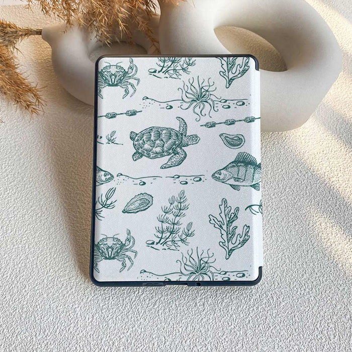 Sea Symphony | Kindle Case - Navy - IMCASE