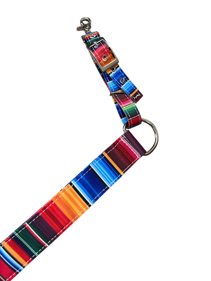 Serape tack set breast collar nylon horse size with browband headstall