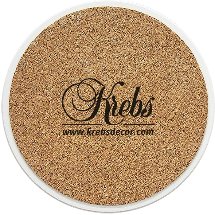 [Set of 4] 4 inch Round Premium Absorbent Ceramic Dog Lover Coasters - Bullmastiff - Christmas by Krebs Wholesale
