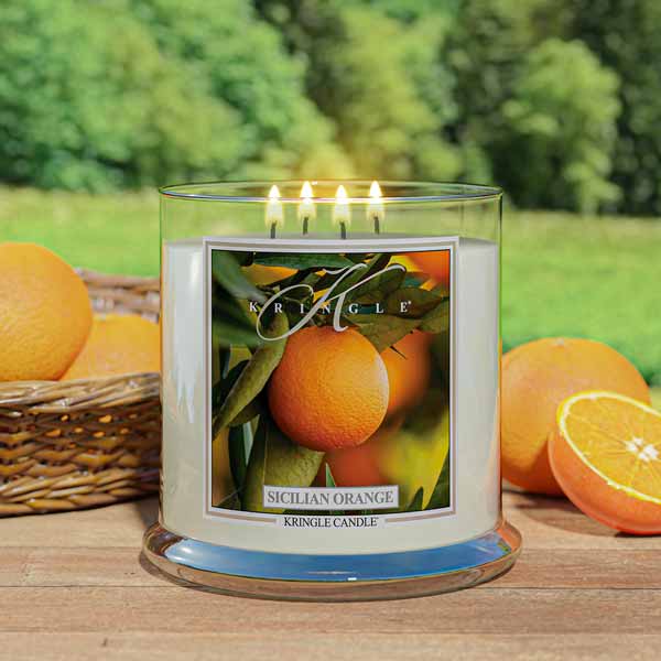 Sicilian Orange Scented 4-wick Candle