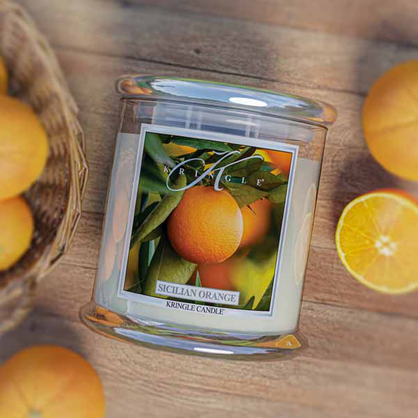 Sicilian Orange Scented 4-wick Candle