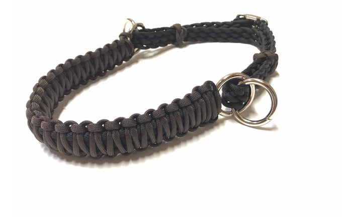 Side pull attachment with a whoa dark brown and black