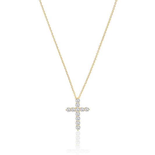 Sif Jakobs Belluno Croce Collier Damenschmuck | SJ-N2394-CZ-YG
