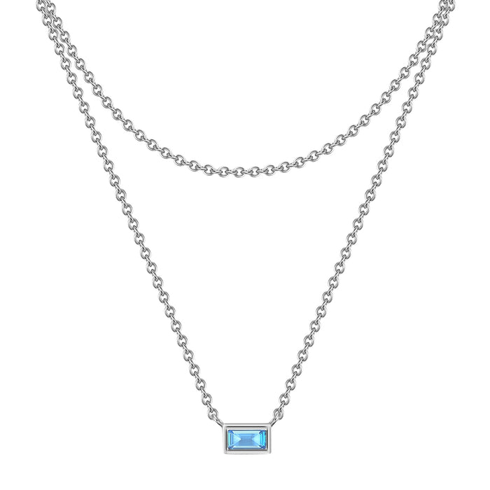 Silberkette silber mit Zirkonia
