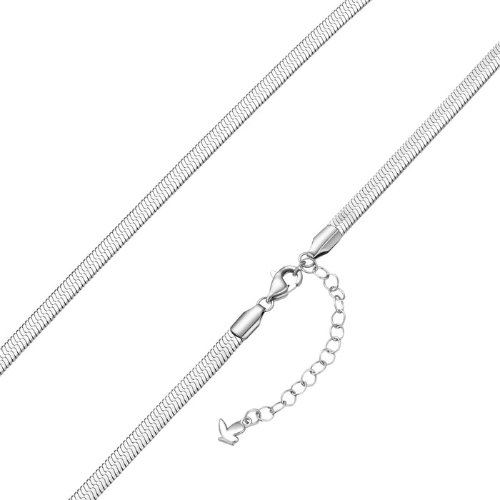 Silberne Schlangenkette