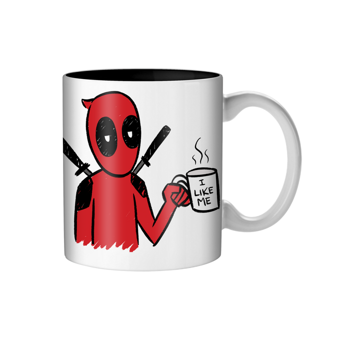 Silver Buffalo Deadpool - I Like Me 20oz Ceramic Mug