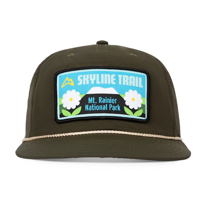Skyline Loop Trailhead Hat - Mount Rainier National Parks Headwear AllTrails Gear Shop