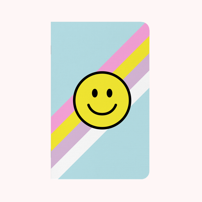 Smiley Face Stripe Blue