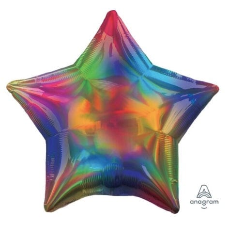 Havin a Party Balloons Star Rainbow Splash Balloon