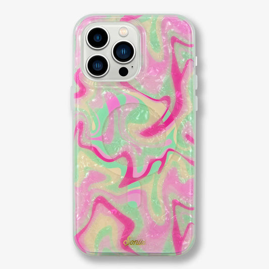 Strawberry Matcha MagSafe® Compatible iPhone Case