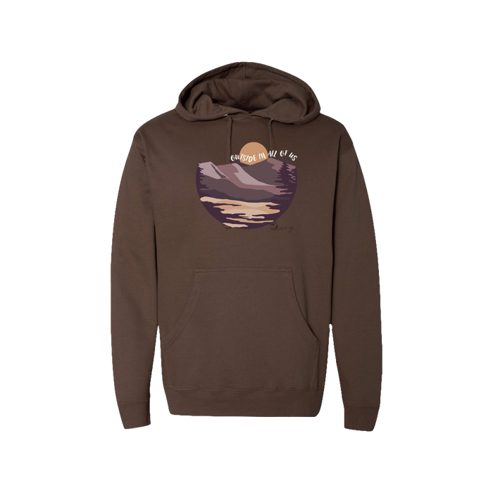 Summit Serenity Hoodie - Earthy Brown Midlayer Touchstone