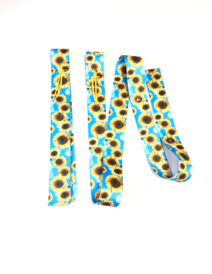 sunflower cinch strap - Tiffanys Braided Tack LLC