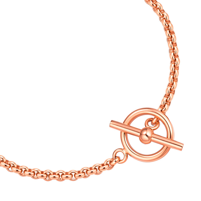 T-Bar Gliederarmband roségold