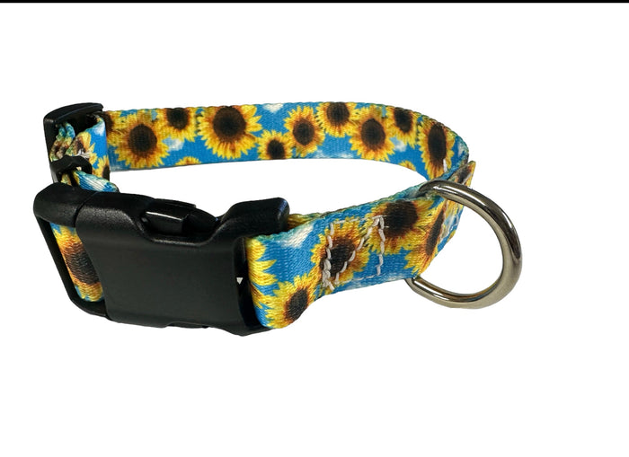 TBT sunflower nylon collar sunflower